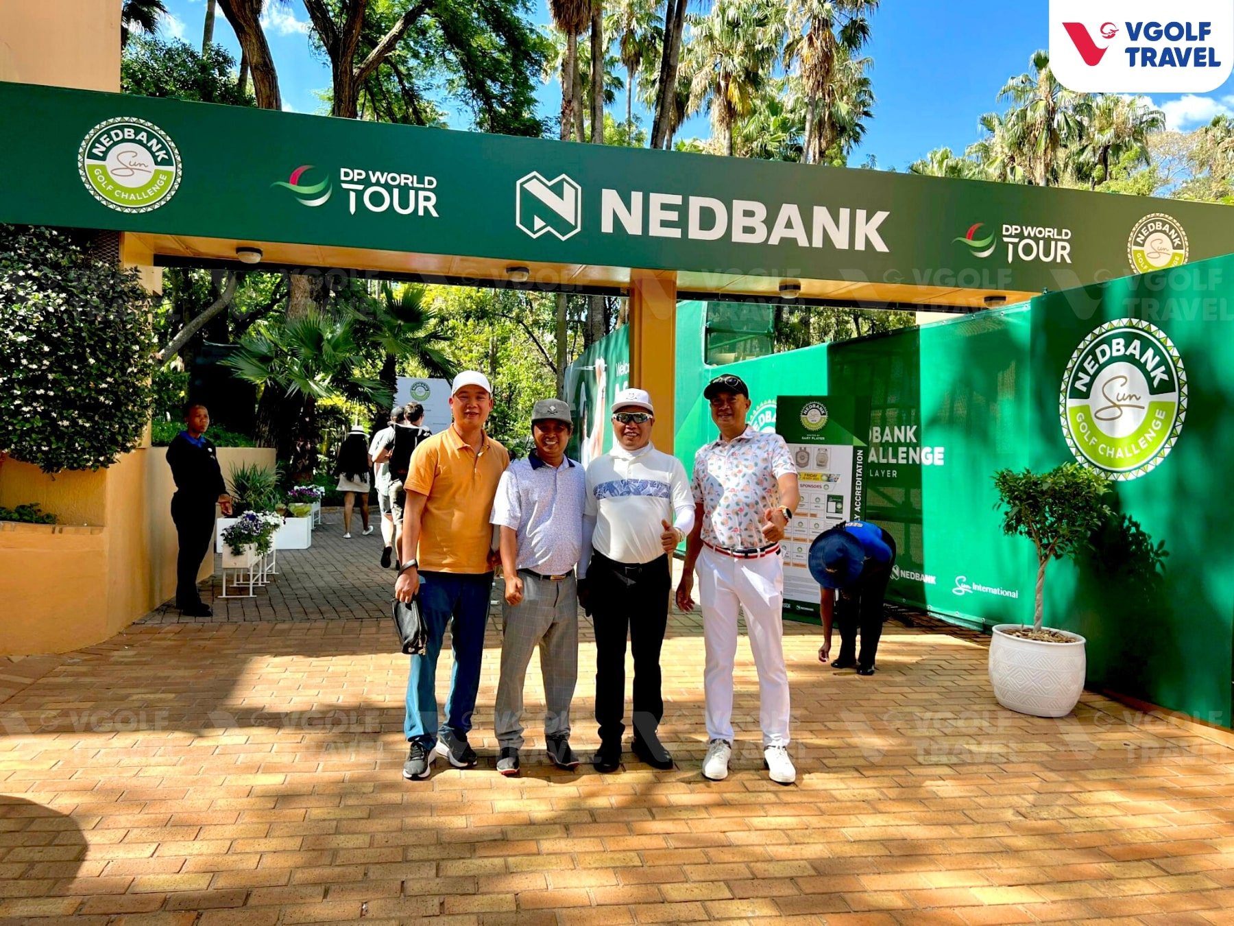VGolf Travel: Đoàn Việt Nam duy nhất có mặt tại Nam Phi xem giải Nedbank 2023