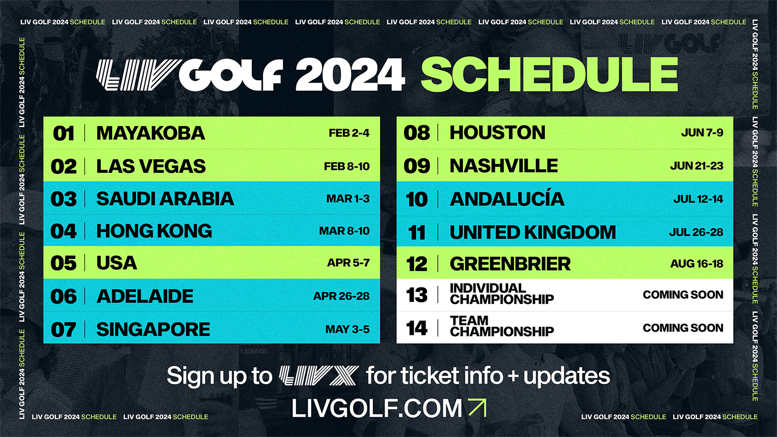 LIV Golf 2024