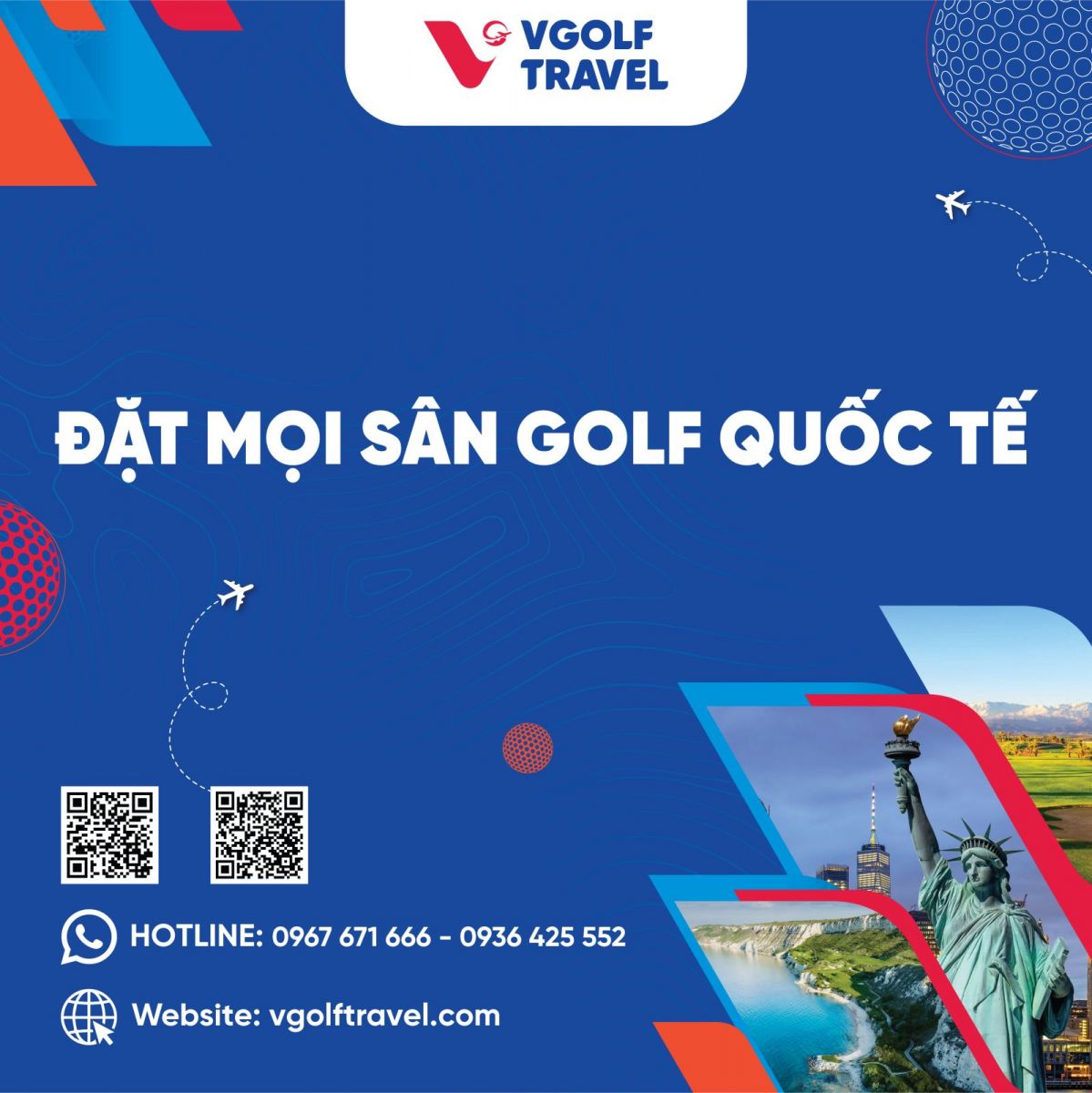 Đặt mọi sân golf nước ngoài với VGolf Travel