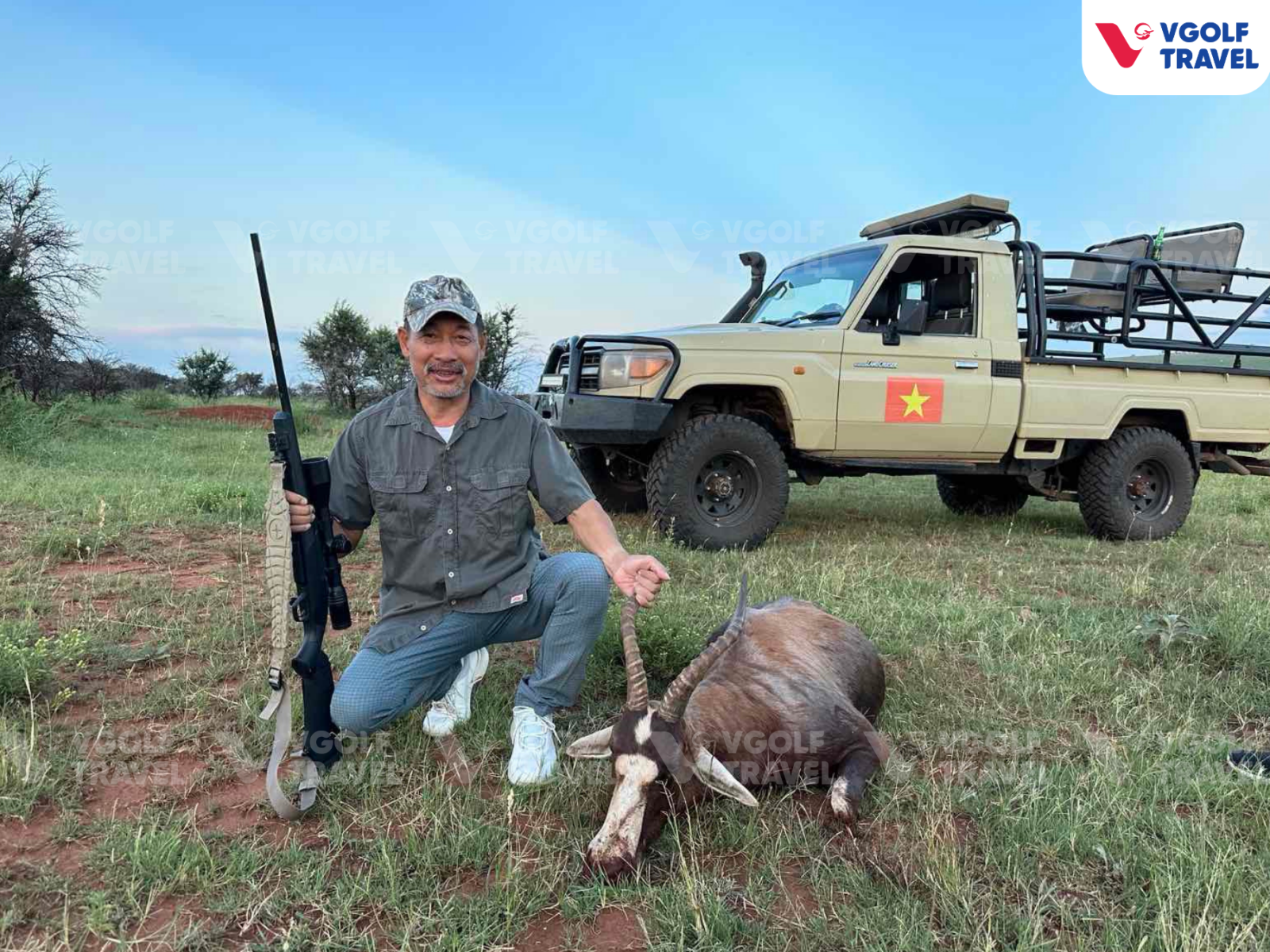 Feedback khách hàng trải nghiệm săn bắn tại farm thú tại Nam Phi của VGolf Travel