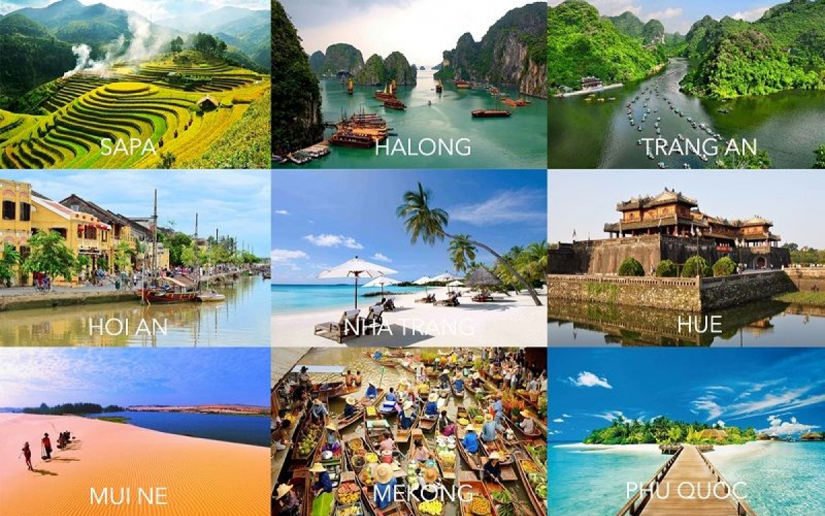 Một số điểm du lịch nổi tiếng tại Việt Nam