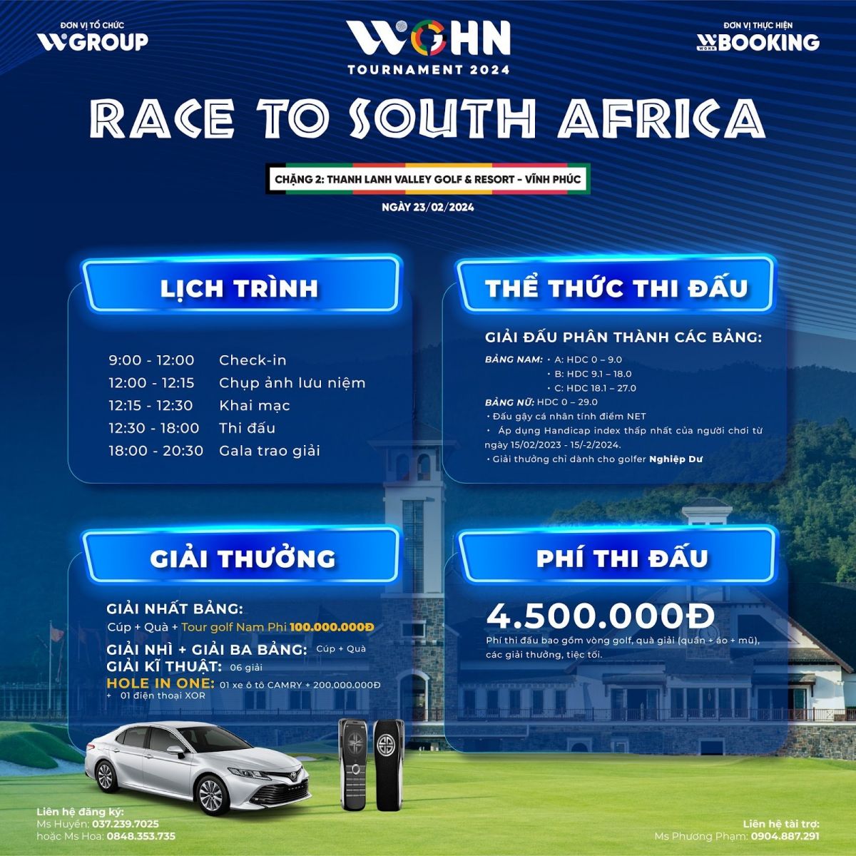 WGHN Tournament Race to South Africa 2024